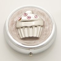 3D Pink Cupcake Pill Box